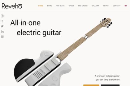 The slite, premium collapsible travel guitar - REVEHO