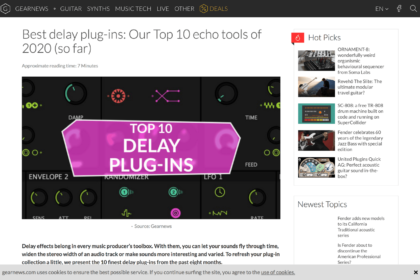 Best delay plug-ins: Our Top 10 echo tools of 2020 (so far) - gearnews.com