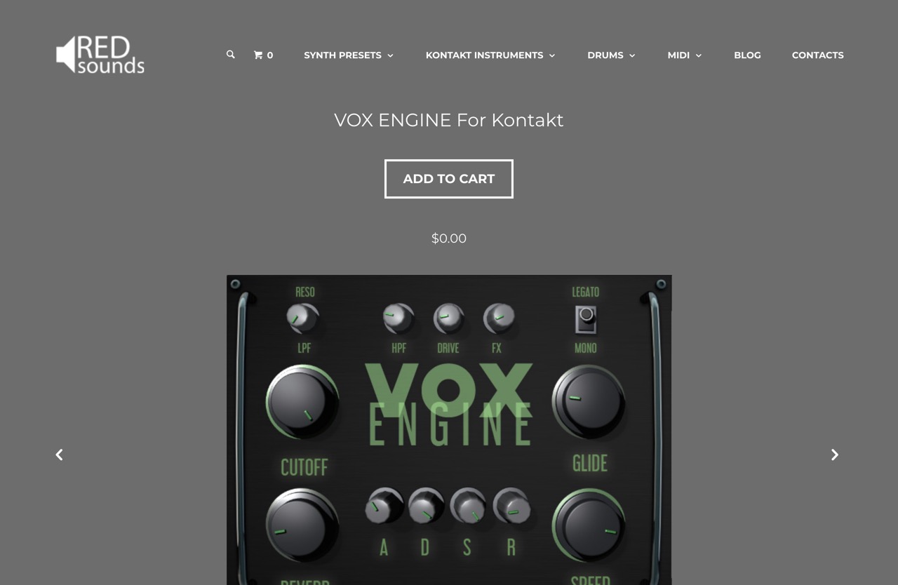 VOX ENGINE For Kontakt | RED SOUNDS