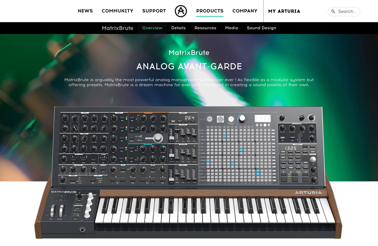 MatrixBrute(Arturia - Overview)