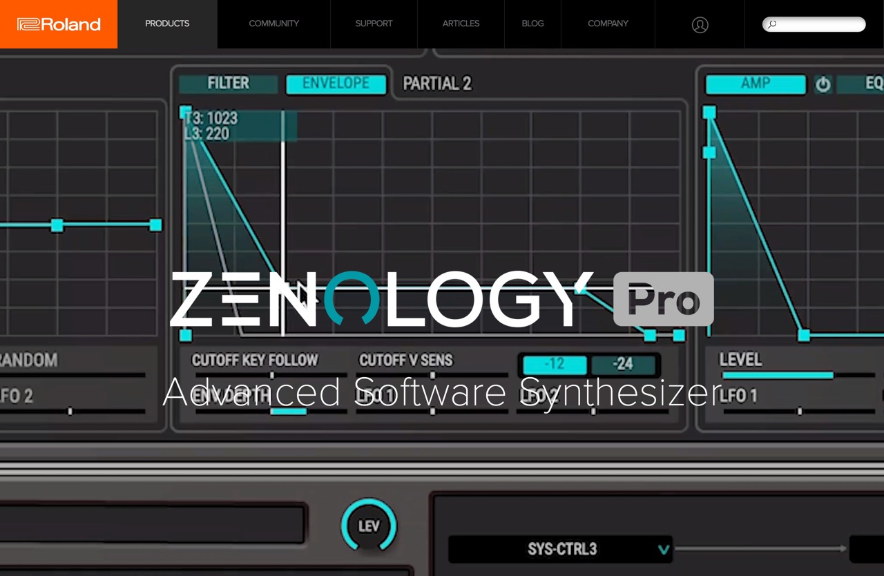 Roland - ZENOLOGY Pro | Advanced Software Synthesizer