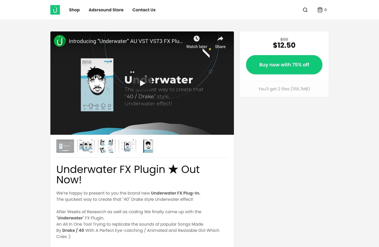 Underwater FX Plugin ★ Out Now! - Thenatan Official Store
