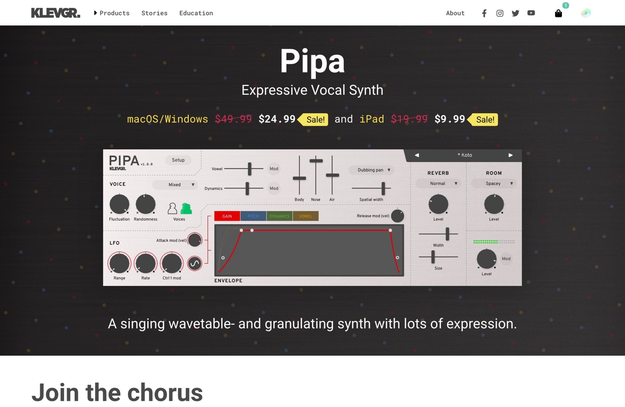 Pipa - Expressive Vocal Synth