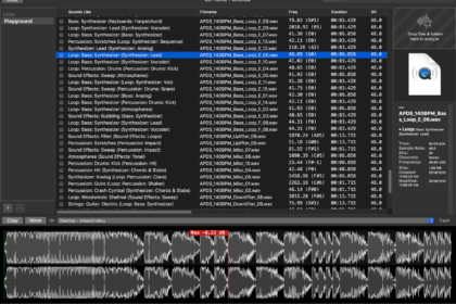 “AudioFinder” に AudioCortex (AI)ベータが乗っかってた