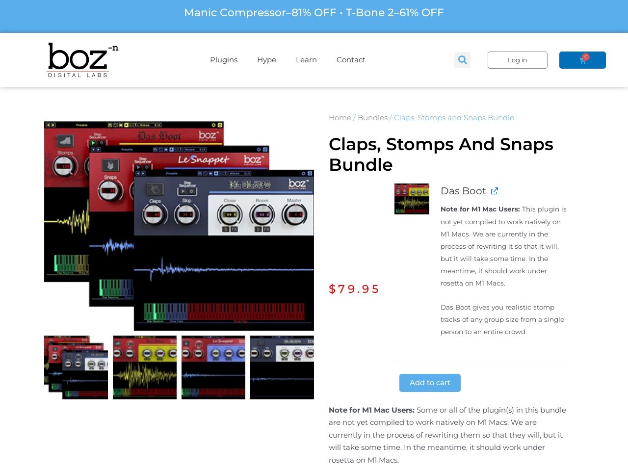 Claps, Stomps and Snaps Bundle - Boz Digital Labs