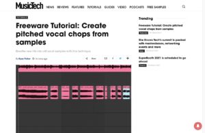 Freeware Tutorial: Create pitched vocal chops from samples | MusicTech