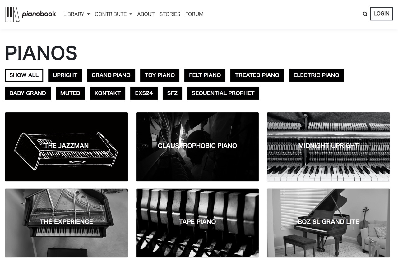 Pianobook – Every piano tells a story…