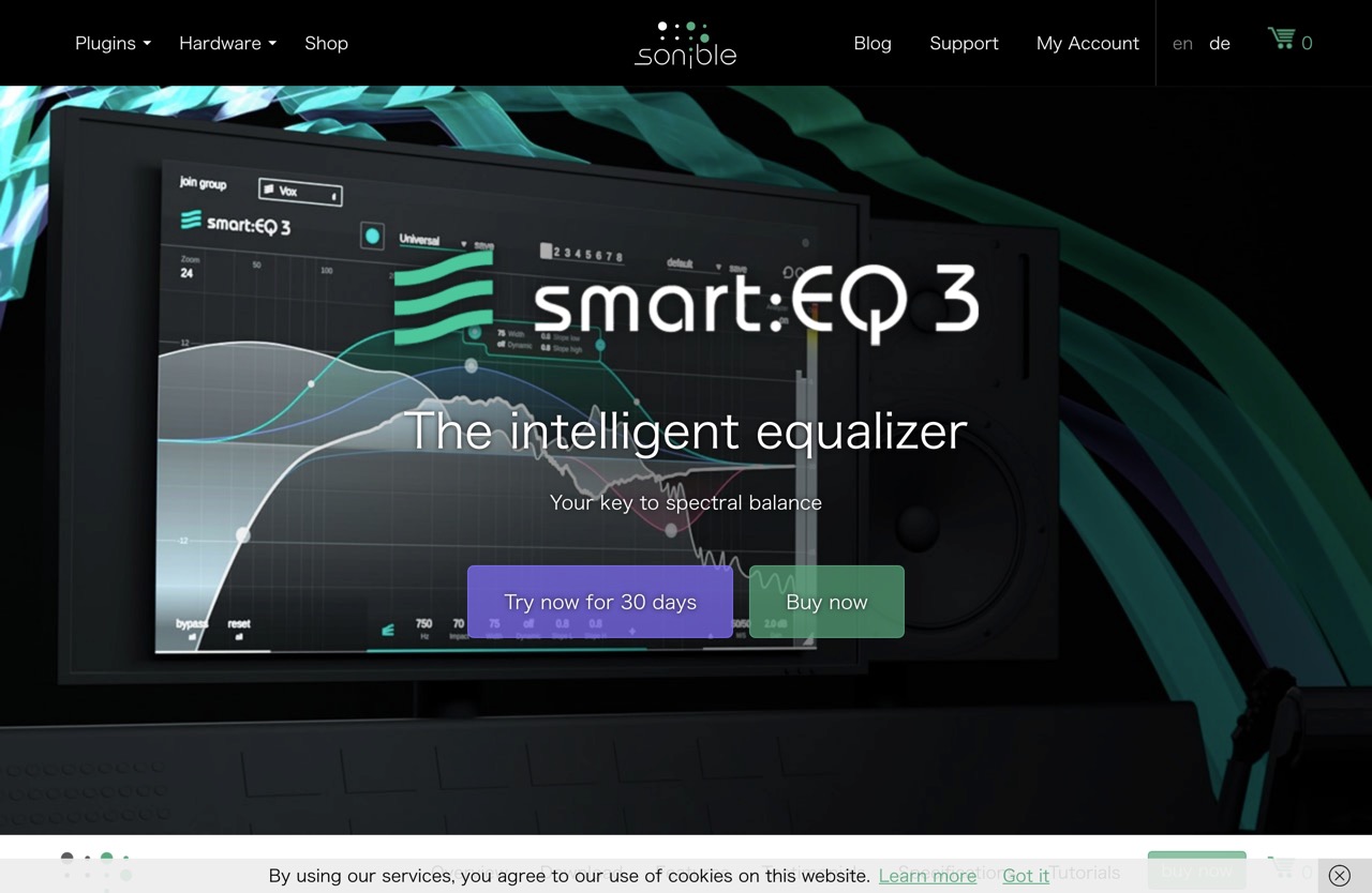 smart:EQ 3 - the intelligent equalizer by sonible - Get your 30-day trial now