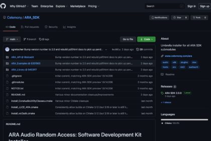 GitHub - Celemony/ARA_SDK: Umbrella installer for all ARA SDK submodules