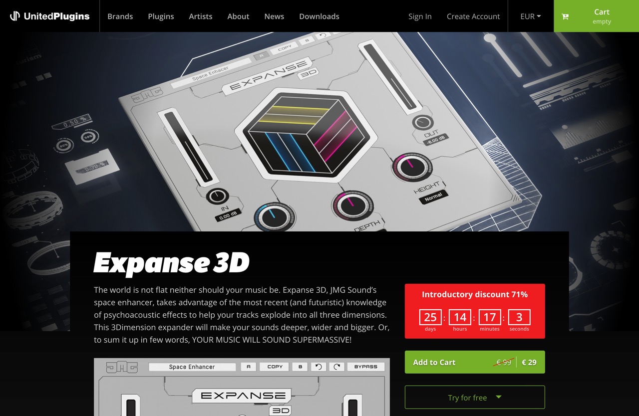 Expanse 3D | UnitedPlugins
