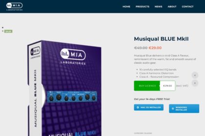 Musiqual BLUE MkII - Musiqual Series - MIA Laboratories