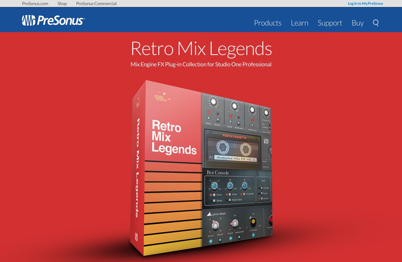 Retro Mix Legends | PreSonus