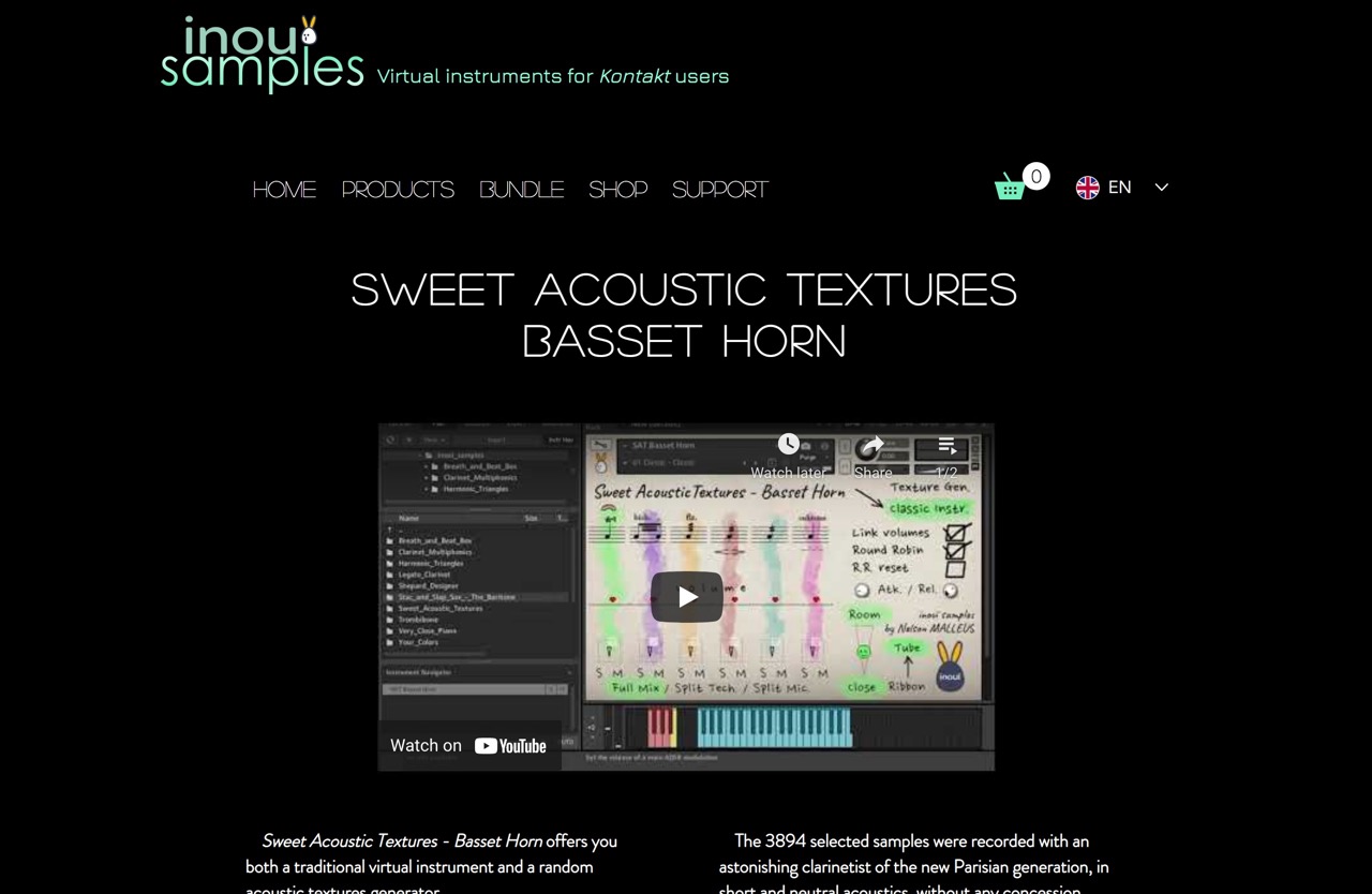 Sweet Acoustic Textures - Basset Horn