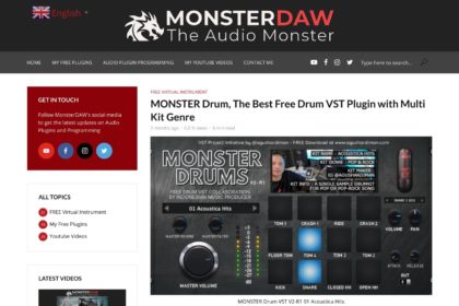 MONSTER Drum, The Best Free Drum VST Plugin with Multi Kit Genre