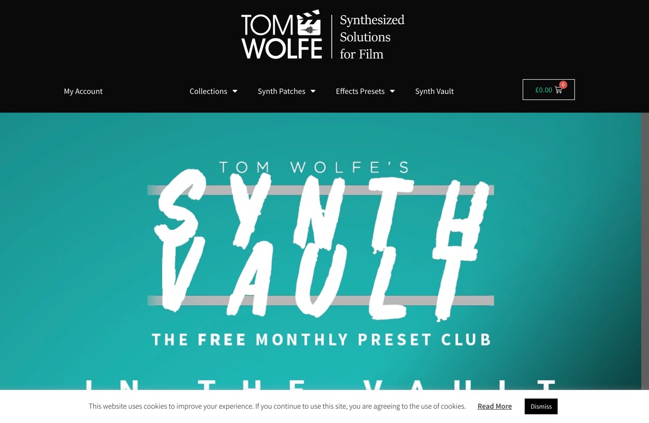 Tom Wolfe | Cinematic Synth Patches & Effects Presets