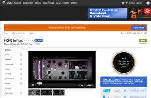 FKFX Influx by FKFX - Sequenced Resonator Distortion Plugin VST VST3 Audio Unit