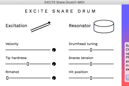EXC!TE SNARE DRUM – The Center for Haptic Audio Interaction Research