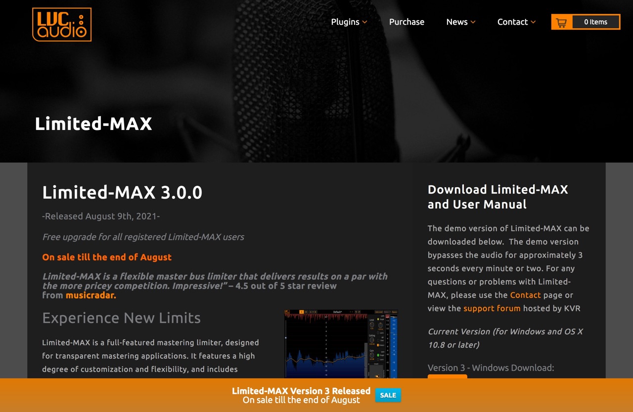 Limited-MAX : LVC-Audio
