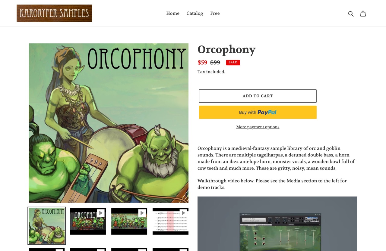 Orcophony – Karoryfer Samples