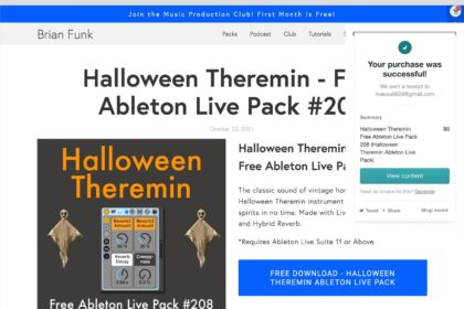 Brian Funk “Halloween Theremin” [Free]