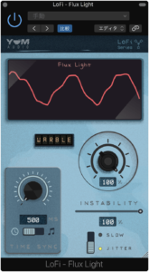 LoFi Flux Light by Yum Audio – Analog modeled Tape Warble