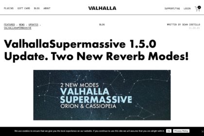 Valhalla Super Massive - Valhalla DSP