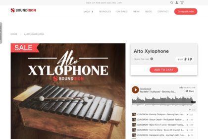 Soundiron Alto Xylophone - Wooden Orff tuned percussion for Kontakt