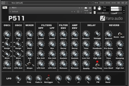 Yarra Audio “P511 Synthesizer” [Free]