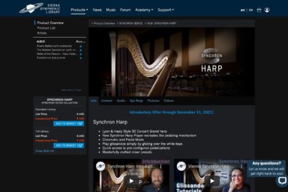 NEW: SYNCHRON HARP - Vienna Symphonic Library