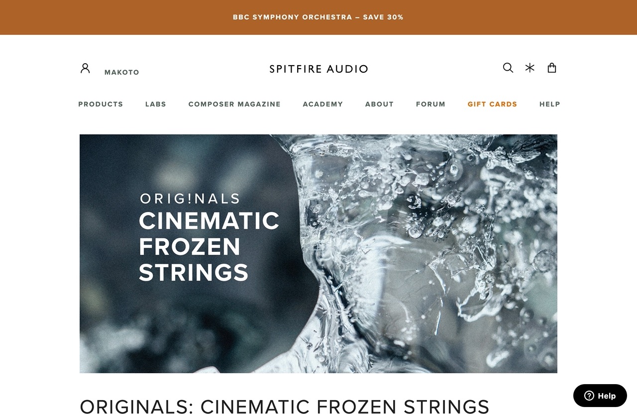 Cinematic Frozen Strings