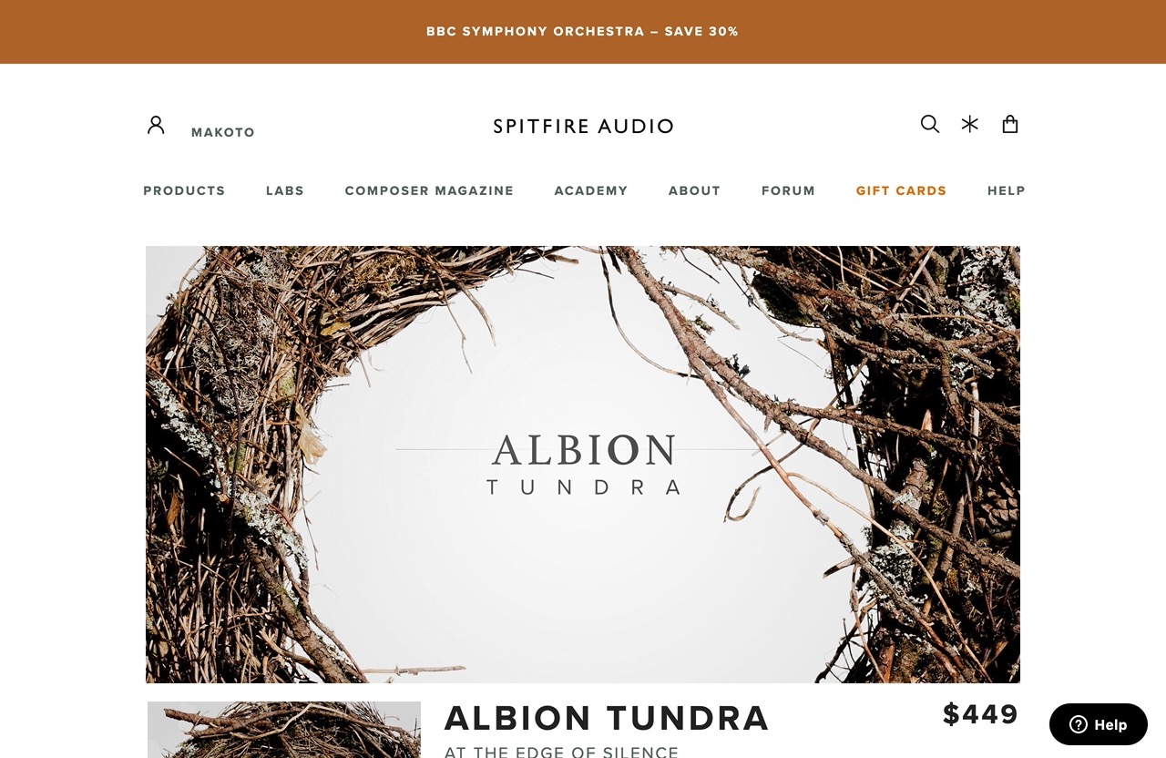 Spitfire Audio — Albion Tundra