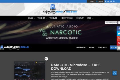 NARCOTIC Microdose by Lunatic Audio - Audio Plugin Deals