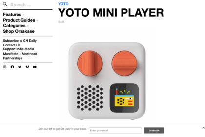 Yoto Mini Player – COOL HUNTING®