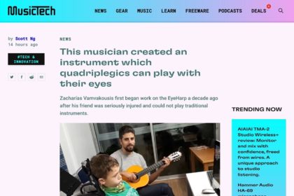 This musician created an instrument which quadriplegics can play with their eyes | MusicTech