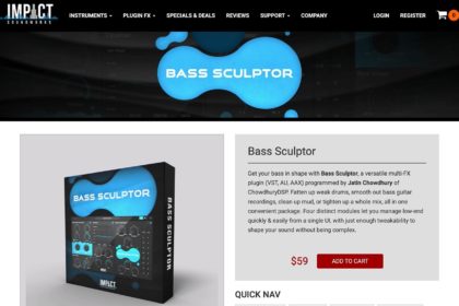 Impact Soundworks - Bass Sculptor - All-in-One Multi FX (VST, AU, AAX)