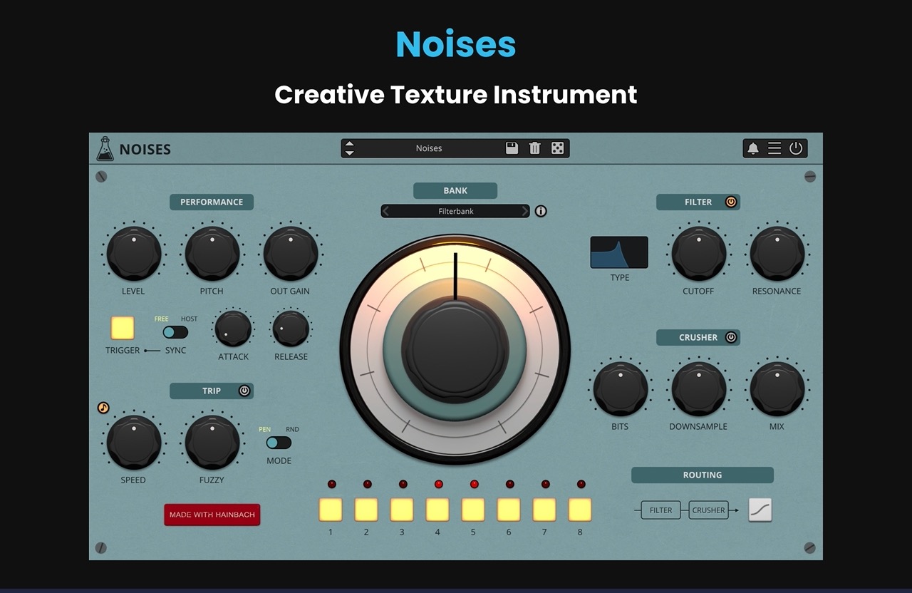 Noises - Creative Texture Instrument Plugin (VST, AU, AAX)