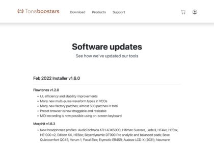 ToneBoosters も旧プラグインを一気に放出 [Free]