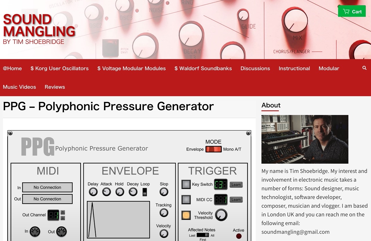 PPG – Polyphonic Pressure Generator – SOUND MANGLING