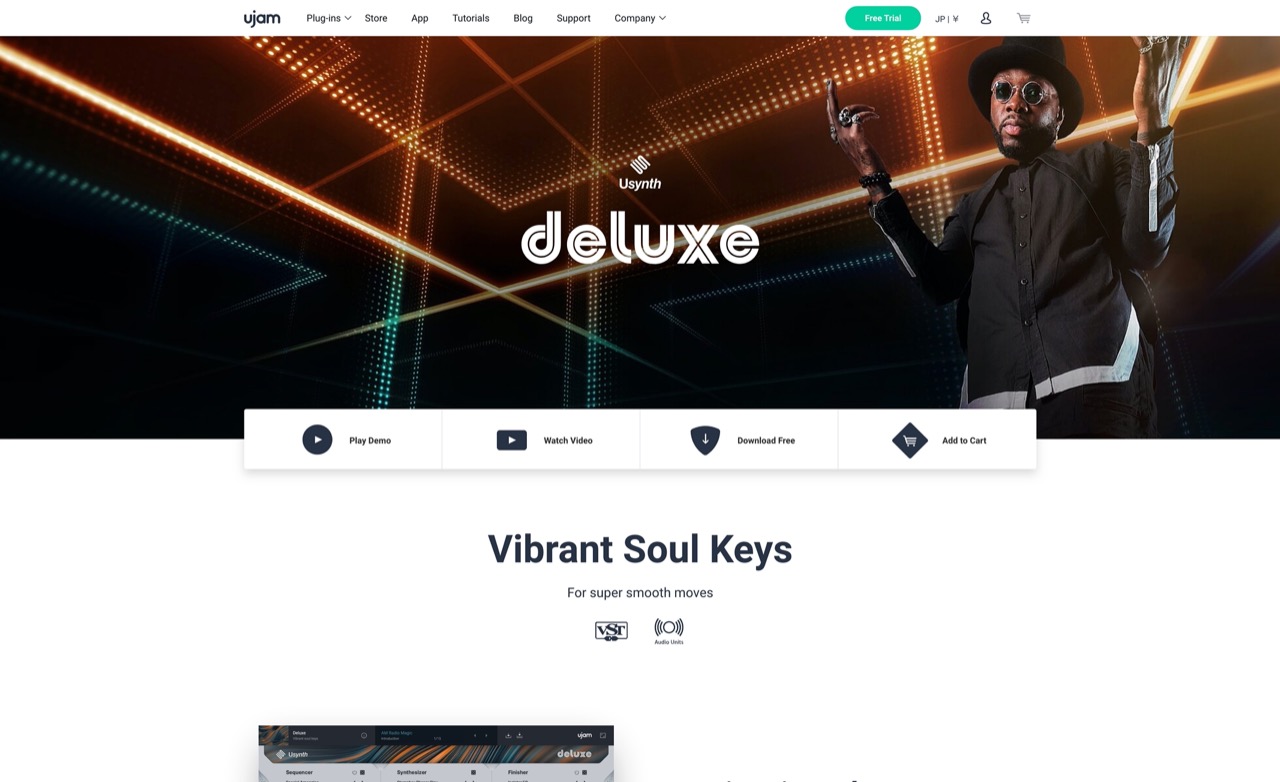 Usynth Deluxe | Vibrant soul keys VST synth plug-in | UJAM