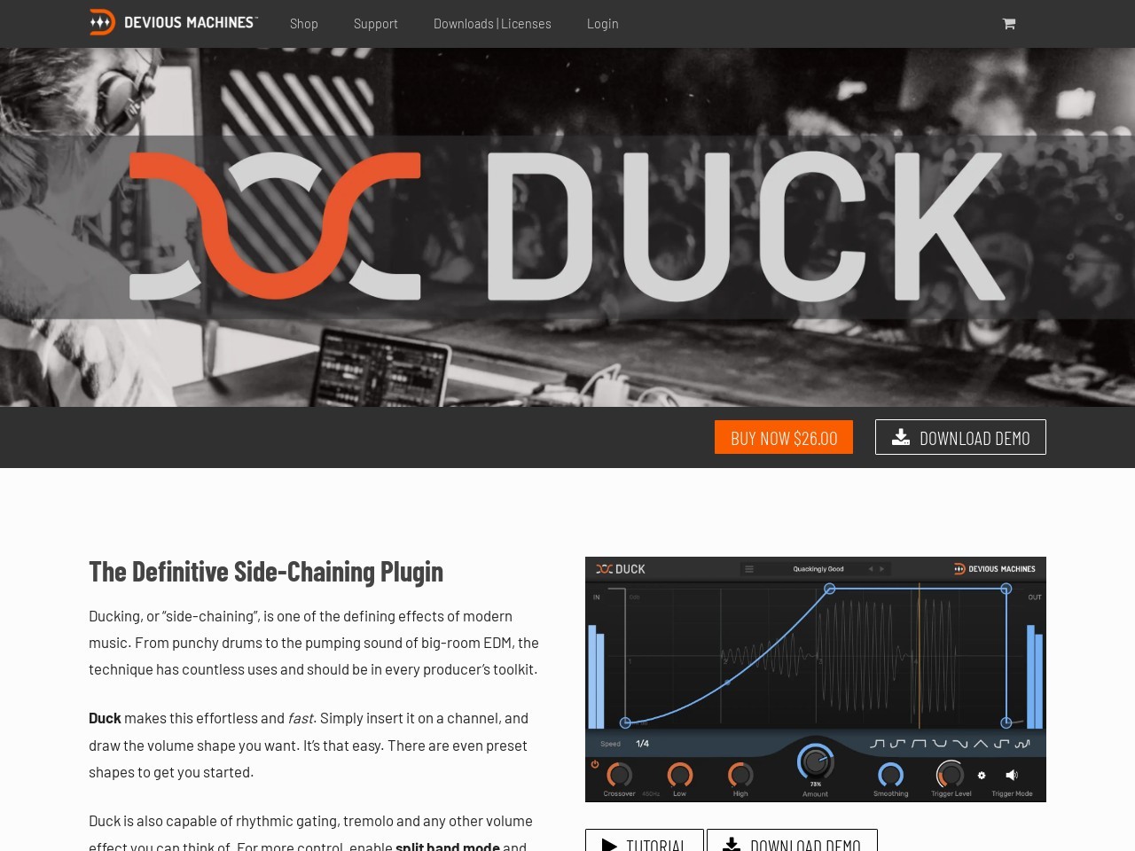 Duck – Devious Machines