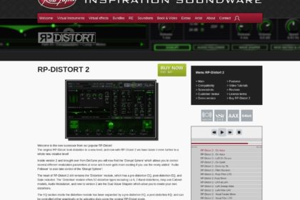 Rob Papen RP-Distort 2 effect plug-in.