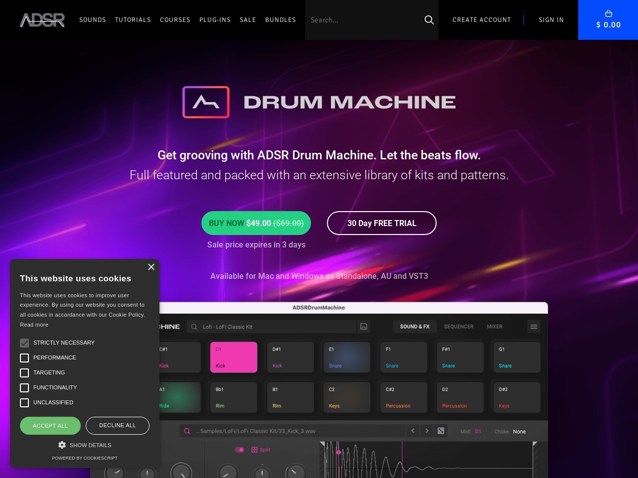 ADSR Drum Machine - Let The Beats Flow - ADSR Sounds