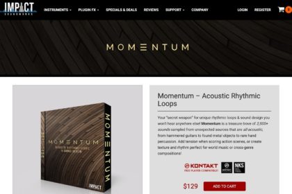 Momentum - Acoustic Rhythmic Loops and Sound Design (VST, AU, AAX)