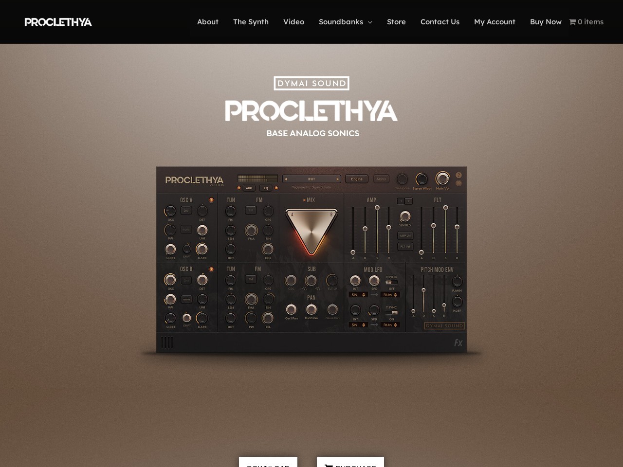 Proclethya – Proclethya Synth Website