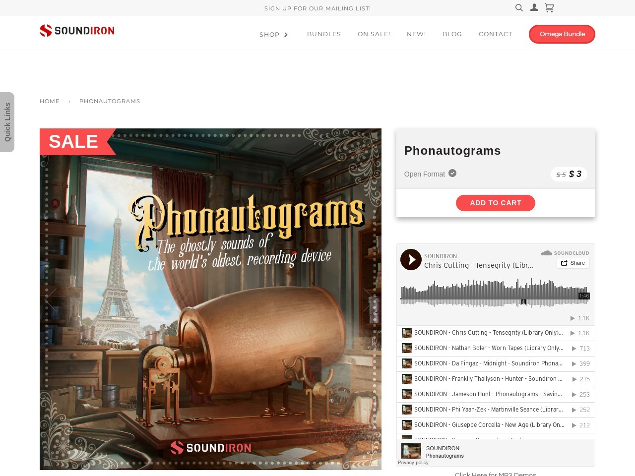 Soundiron Phonautograms - historic vocal samples & FX for Kontakt
