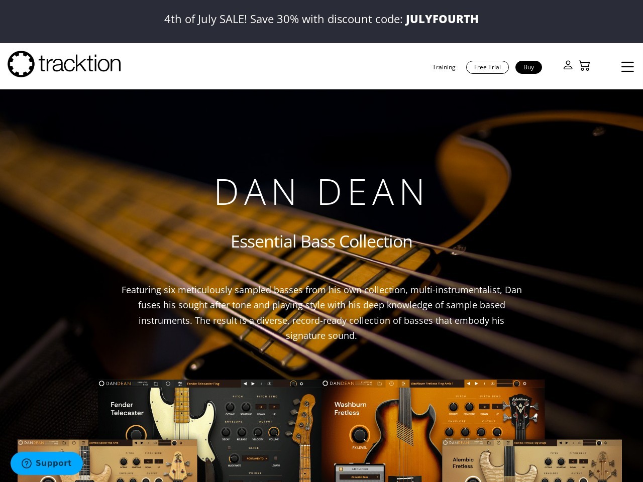Dan Dean Essential Bass Collection | Tracktion