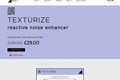 TEXTURIZE - Adaptive Noise Enhancer - AU/VST3 Plugin | SoundGhost