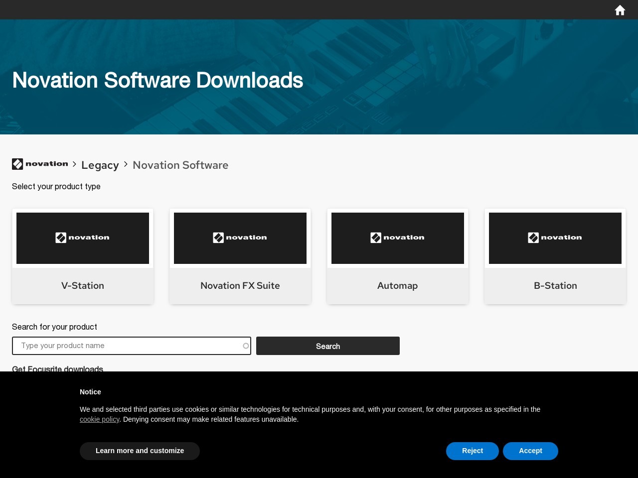 Novation Software | Novation Downloads