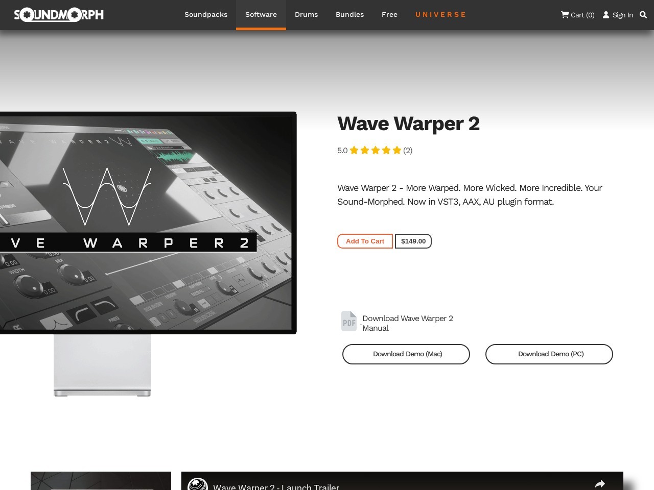 Wave Warper 2 - Dynamic Sound Creation Plugin.