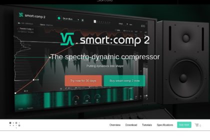 smart:comp 2 by sonible - the spectro-dynamic compressor - 30-day trial